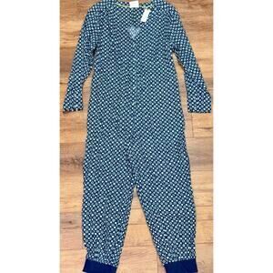 NWT Anthropologie Alexandra Farmer Geometric Lounge Jumpsuit Size L Large $120